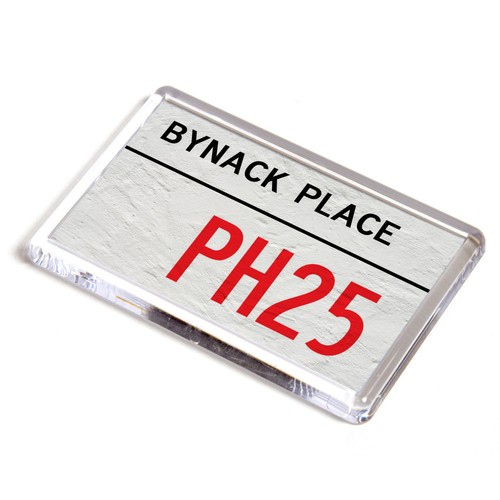 Fridge magnet bynack place - -,